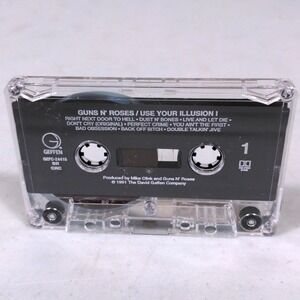 Guns N Roses Use Your Illusion I Cassette Tape 1991 Geffen GEFC-24415 Hard Rock